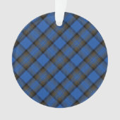Tartan Plaid Bleu de l'Île de Skye (devant)