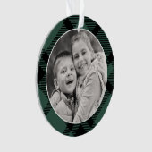 Tartan Plaid Joyeux Noël Grands-parents Photo (devant)