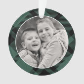 Tartan Plaid Joyeux Noël Grands-parents Photo (devant)