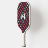 Tartan Plaid Monogram Pickleball Paddle (Links)