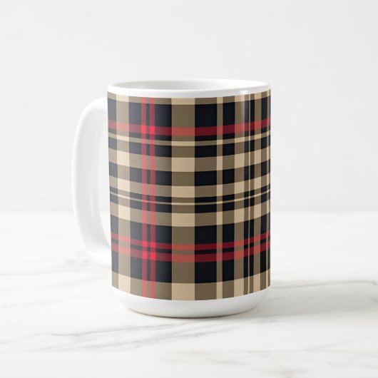 Tartan Plaid Mug (Devant gauche)