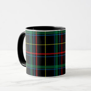 Tartan Plaid Patroon, Groen, Mok