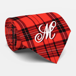 Tartan Plaid Rood Traditioneel Modern Collectie Stropdas