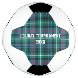 Tartan Plaid Tournament de Football Souvenir