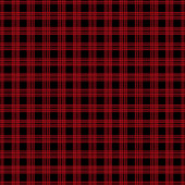 Tartan Plaid Towels Red Black Gift for Settling In