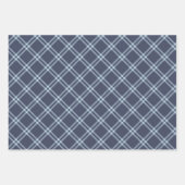 Tartan, Plaid Wrapping Paper Flat Sheet Set van 3 (Voorkant 3)