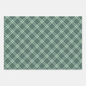 Tartan, Plaid Wrapping Paper Flat Sheet Set van 3 (Voorkant)