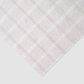 Tartan Pset Beige & White No. 49 Tissuepapier (Detail)