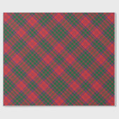 Tartan Pset Clan Grant Scottish Pattern Cadeaupapier (Vlak)