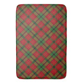 Tartan Pset Holiday Festive Kerstmis Badmat (Voorkant Verticaal)