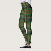 Tartan Pset-kerstgroen rood Leggings (Links)