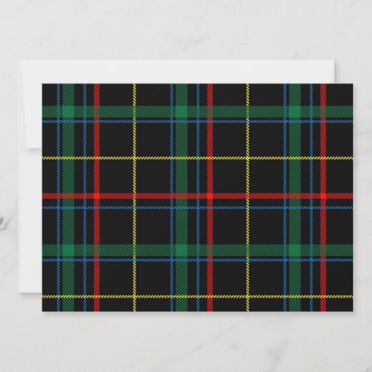 Tartan Pset Masculine Kaart (Voorkant)