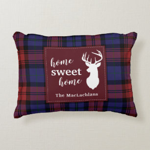 Tartan Pset met kerstmis Clan MacLachlan Personali Accent Kussen