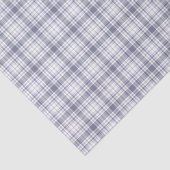 Tartan Pset Paars & White No. 61 Tissuepapier (Detail)