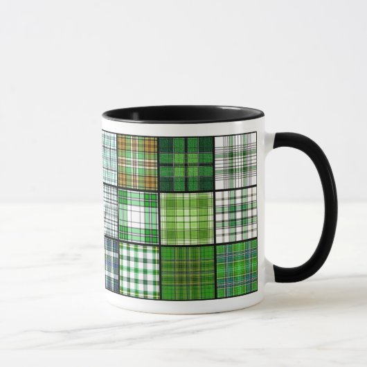 Tartan Pset Patchwork Mok (Rechts)