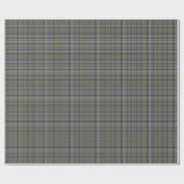 Tartan Pset Pattern Green, Blue & Beige No. 71 Cadeaupapier (Vlak)