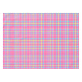 Tartan Pset Pink, Blue, Paars, Yellow No. 53 Tafelkleed (Voorkant (Horizontaal))