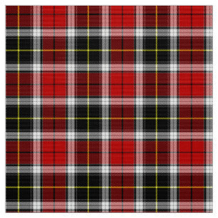 Tartan Pset Scotland Clan Red Macgregor Royal Stof
