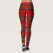 Tartan Red Plaid Pattern Leggings (Achterkant)