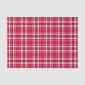 Tartan - Rood Wit Zwart Tissuepapier (Voorkant)