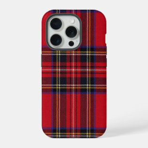 tartan Royal Stewart rouge carreaux noirs