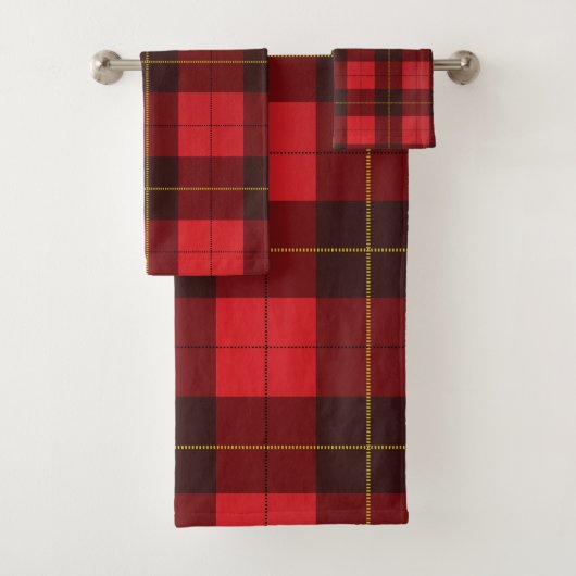 Tartan rustique élégant de ferme carreauté (En situation)