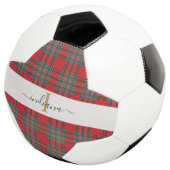 Tartan rustique monogrammé Nom Girly (3/4)
