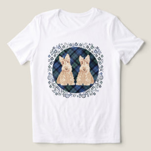 Tartan Schotse Terrier Tri-Blend Shirt