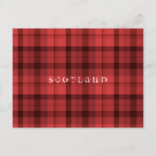 Tartan Scotland Briefkaart