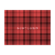 Tartan Scotland Briefkaart