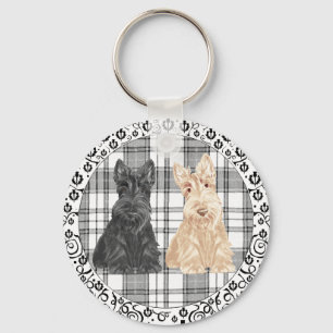 Tartan Scotties Sleutelhanger