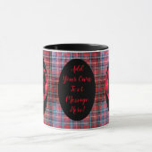 Tartan Scotty Dog Mok (Midden)