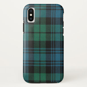 Tartan stof Case-Mate Tough iPhone X hoesje