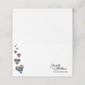 Tartan Table Place Card of Escort Kaart (Buitenkant ongevouwen)