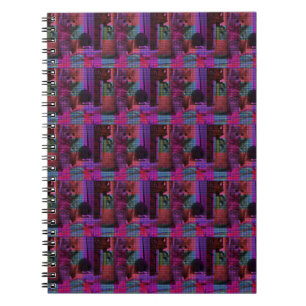 Tartan Tails: het speelse Paarse katje Notitieboek