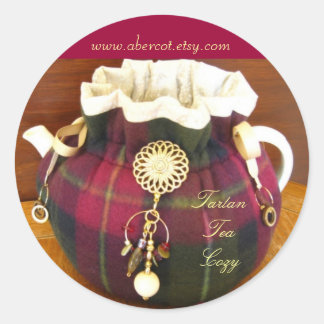 Tartan Tea Gezellige Stickers