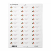 Tartan Tidings Return Address Label (Full Sheet)