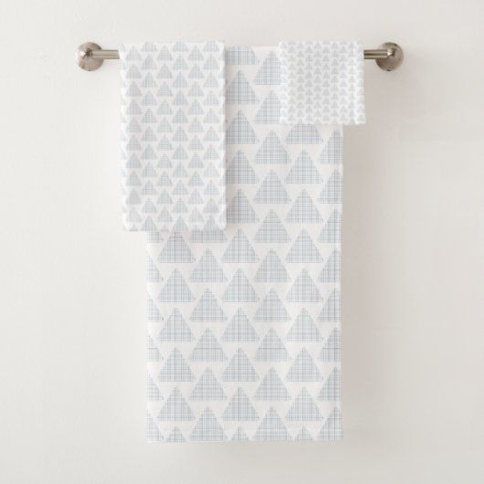 Tartan Triangles bleu (En situation)