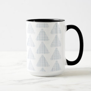 Tartan Triangles Blue Mok