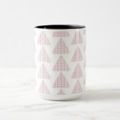 Tartan Triangles Pink Mok (Midden)