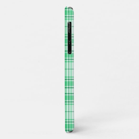 Tartan - vert clair avec Coque de tons verts foncé (Dos/Gauche)
