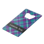 Tartan vert de mer, violet et bleu (Dos Angle)