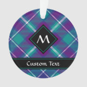 Tartan vert de mer, violet et bleu (devant)