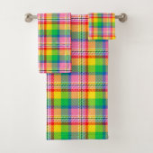 Tartan vert rose (En situation)