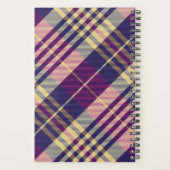 Tartan Violet, Or et Bleu (Dos)