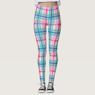 Tartan, vlakpatroon leggings