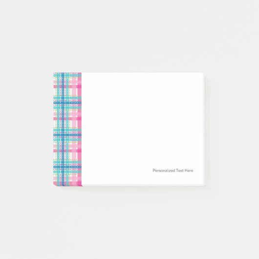 Tartan, vlakpatroon post-it® notes (Voorkant)