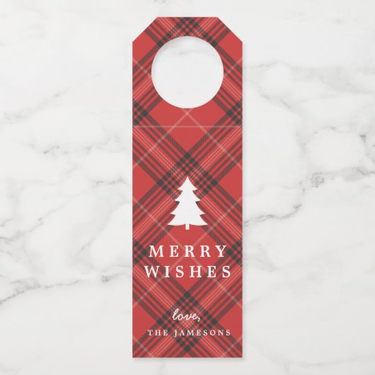 Tartan Wine Label (Voorkant)