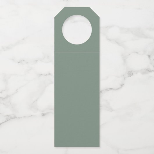 Tartan Wine Label (Achterkant)