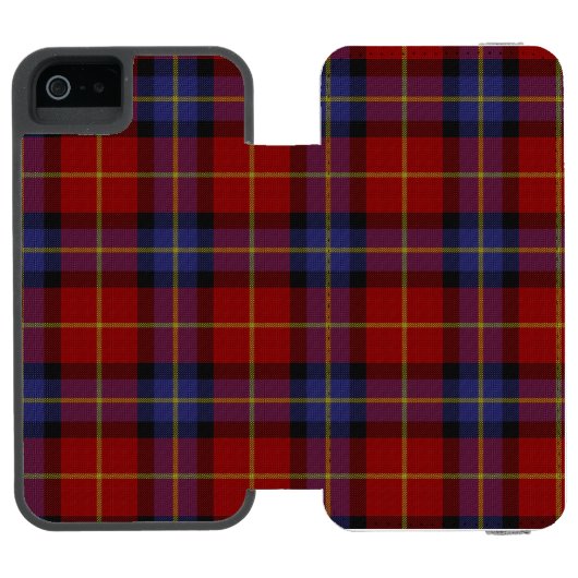 Tartanpatroon Incipio iPhone Portemonnee Hoesje (Agenda Open)